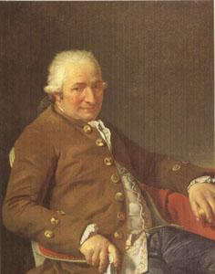 Jacques-Louis  David Charles-Pierre Pecoul,Contractor of Royal Buildings,Father-in-Law of the Artist (mk05) oil painting image